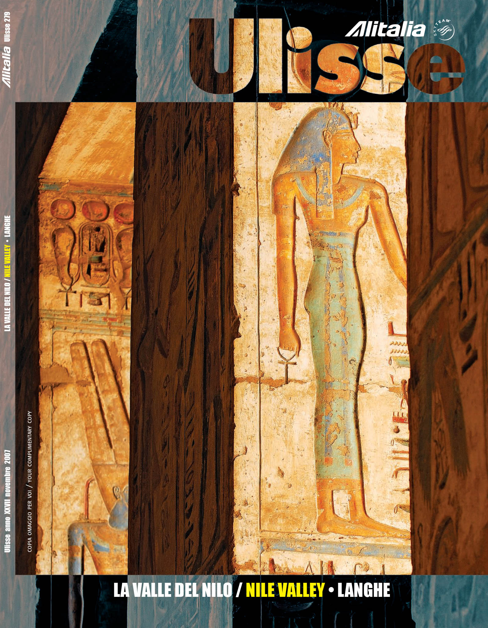 The issue 279 on Egypt of the flight magazine Ulisse of Alitalia