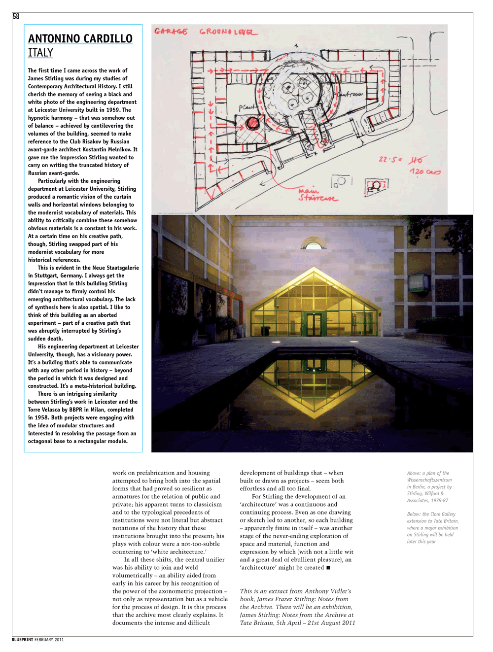 Antonino Cardillo on James Stirling Antonino Cardillo on James Stirling