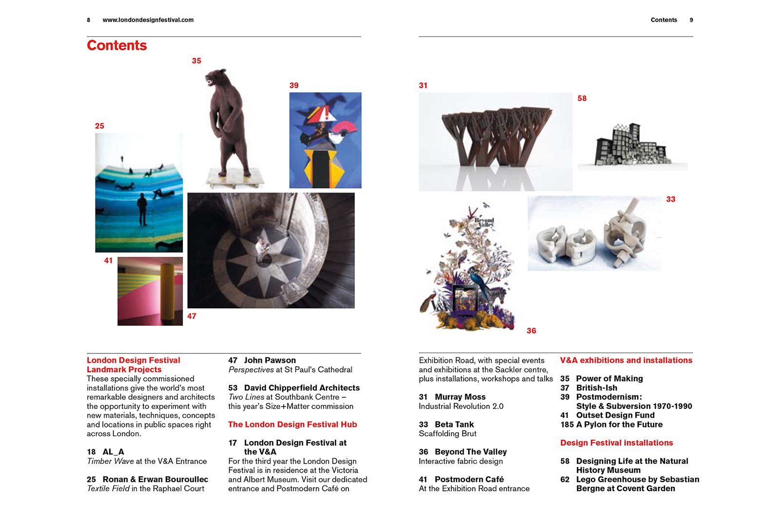Contenuti del London Design Festival 2011