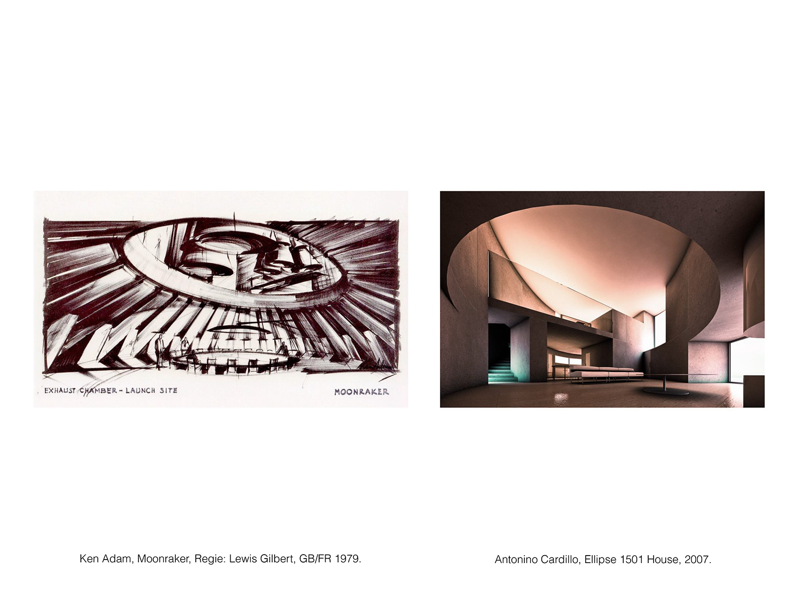 Ken Adam Moonraker ed Antonino Cardillo Ellipse 1501 House Ken Adam Moonraker ed Antonino Cardillo Ellipse 1501 House