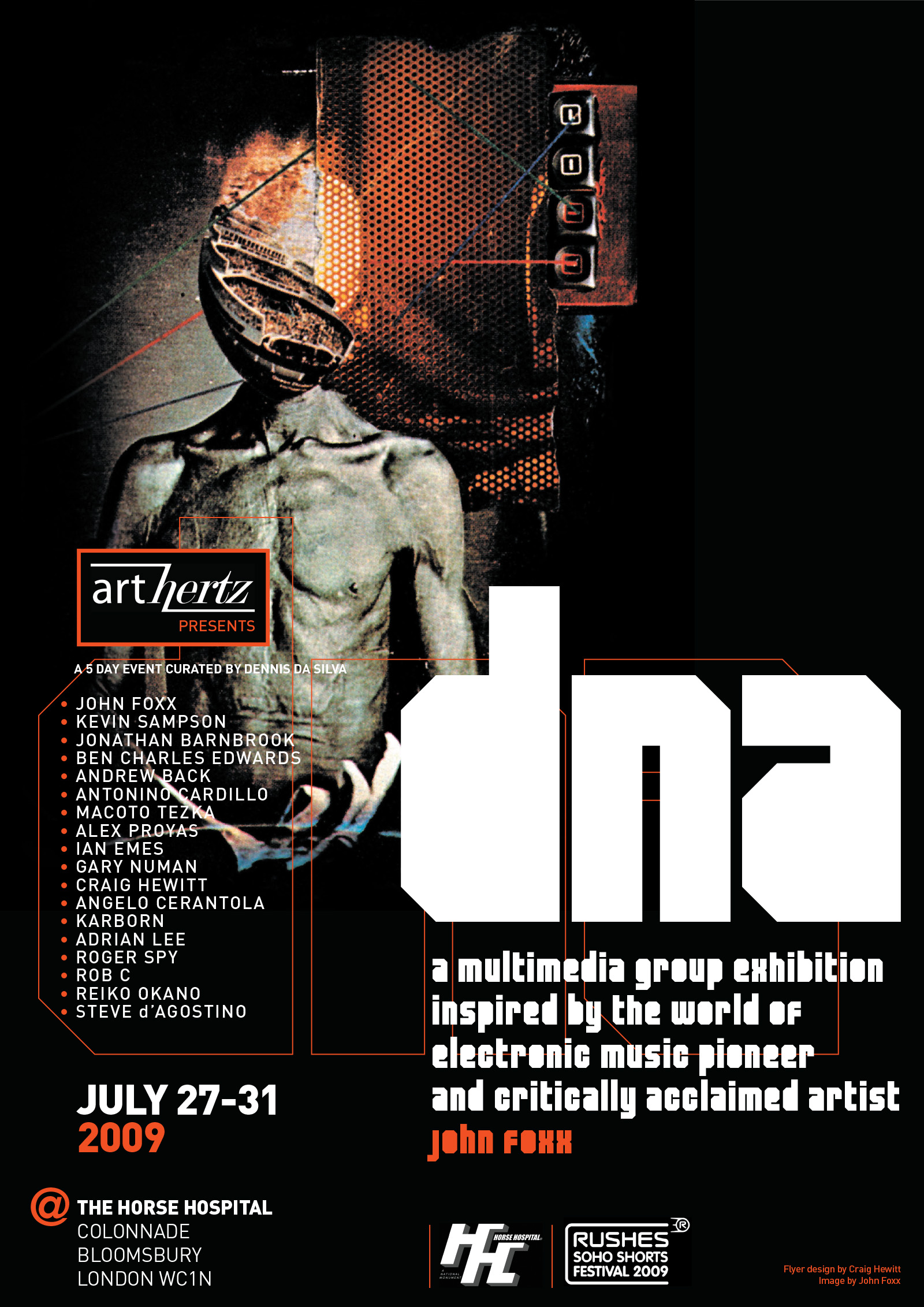 Poster John Foxx DNA