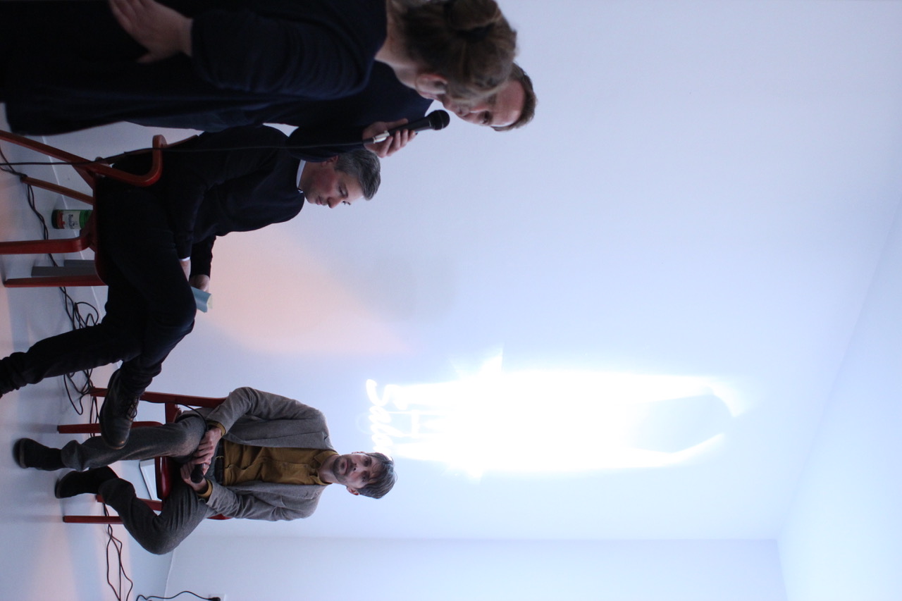 Tim Berge con Antonino Cardillo al Mitte/Rand Salon Tim Berge con Antonino Cardillo al Mitte/Rand Salon