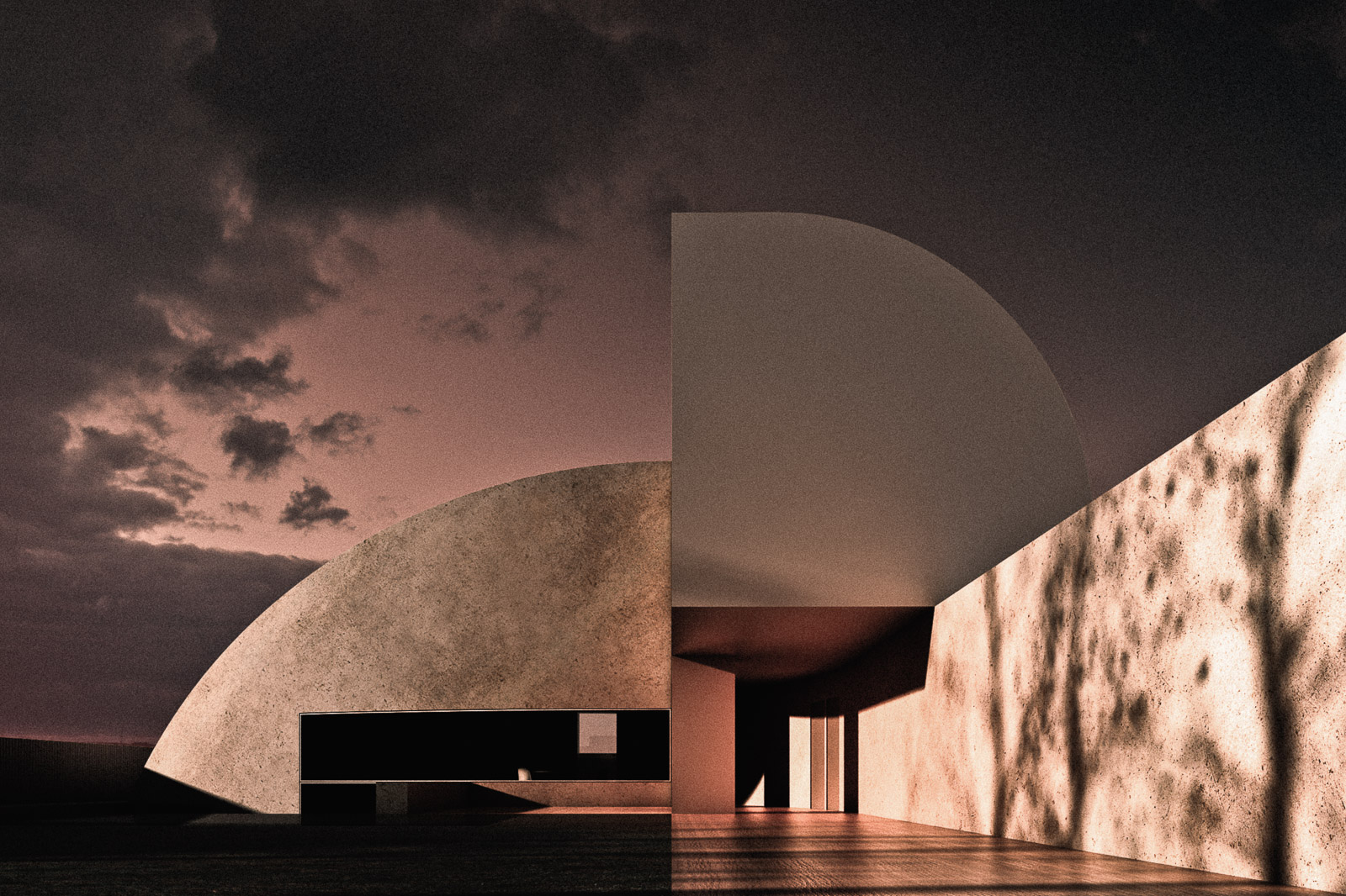 Concrete Moon House Concrete Moon House