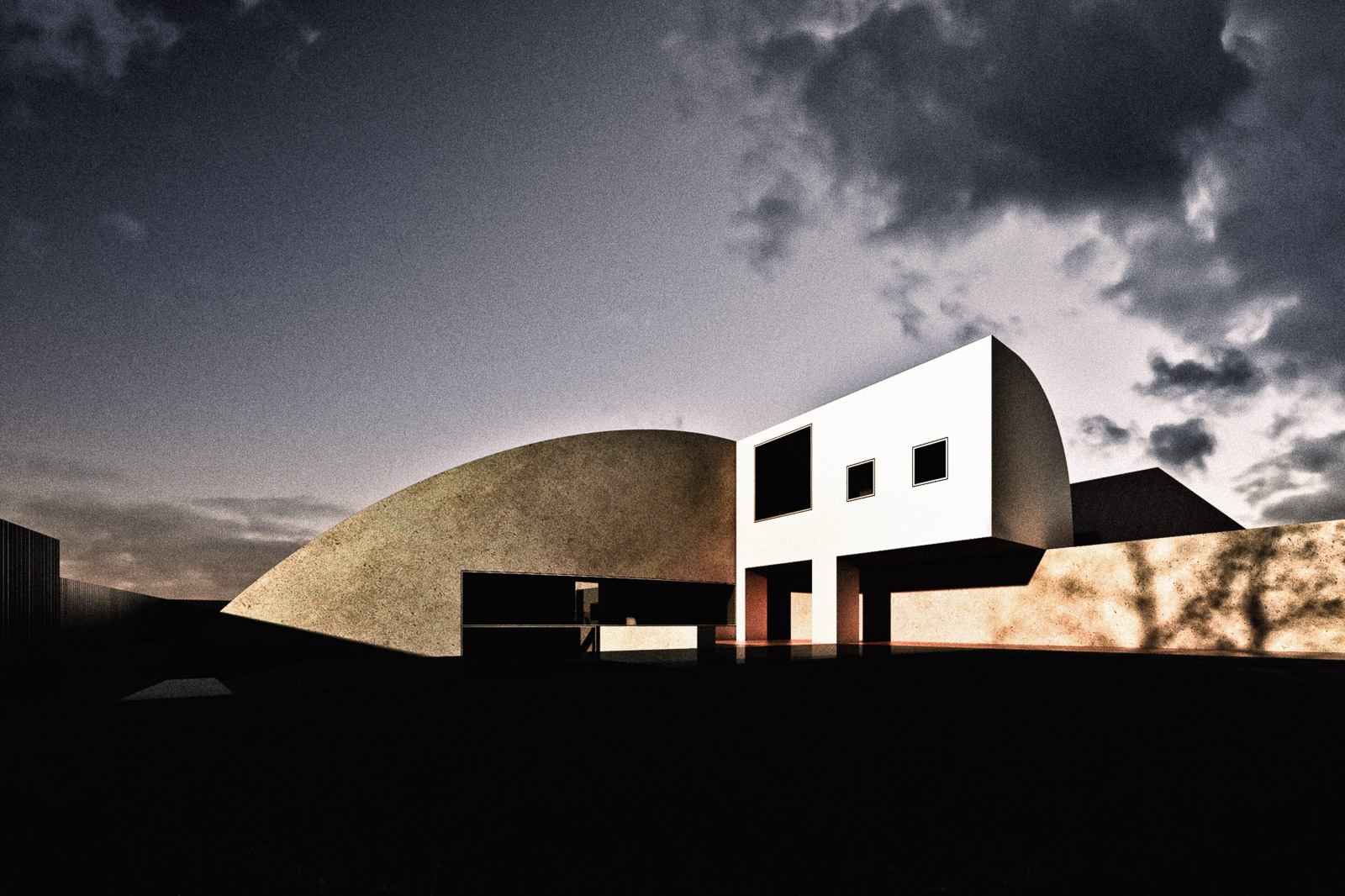 Concrete Moon House Antonino Cardillo, Concrete Moon House, 2008, Melbourne. CGI: Antonino Cardillo