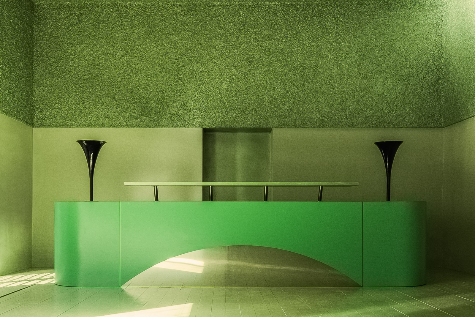 Crepuscular Green, Mondrian Suite Art Gallery, Rom Crepuscular Green